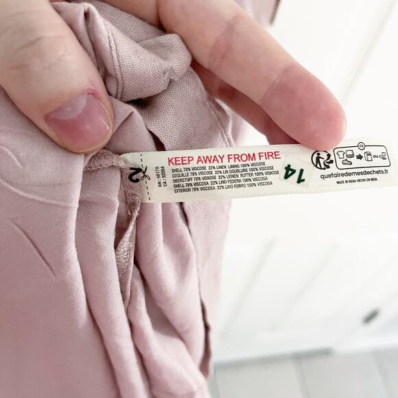 Free People Vintage Summer Midi Dress in Dusty Violet - Picture 6 of 9